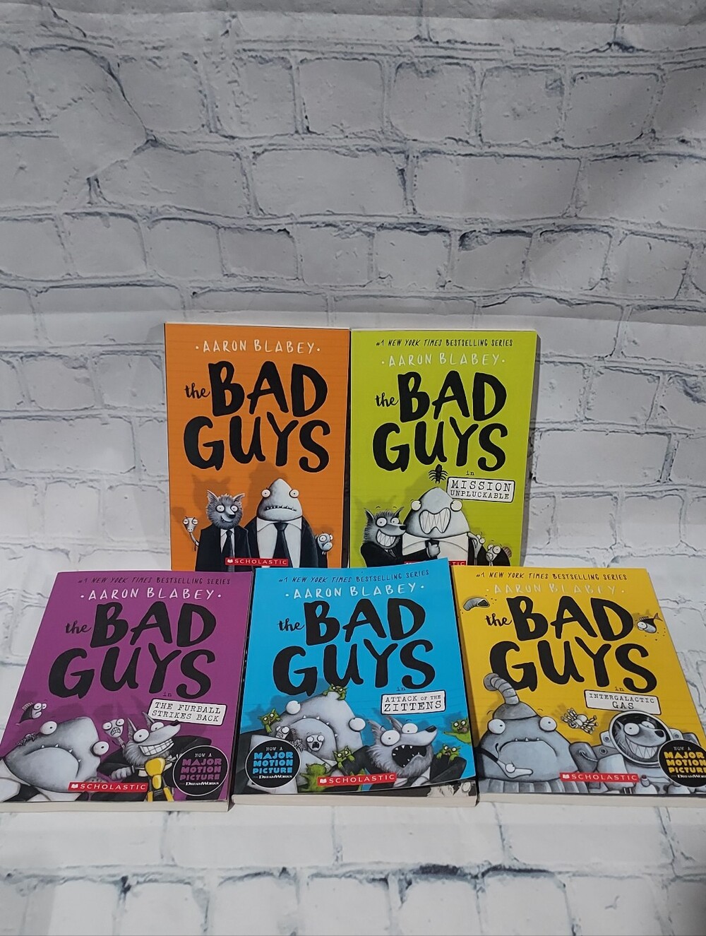 Bad Guys Books 1-5 Aaron Blabey Scholastic